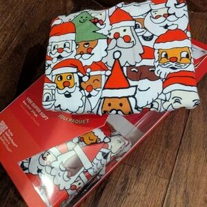 Saxx Vibe Xtra Soft Comfort 2 Pack Soft Comfort Boxer 6" Sz Large Santa Graphic